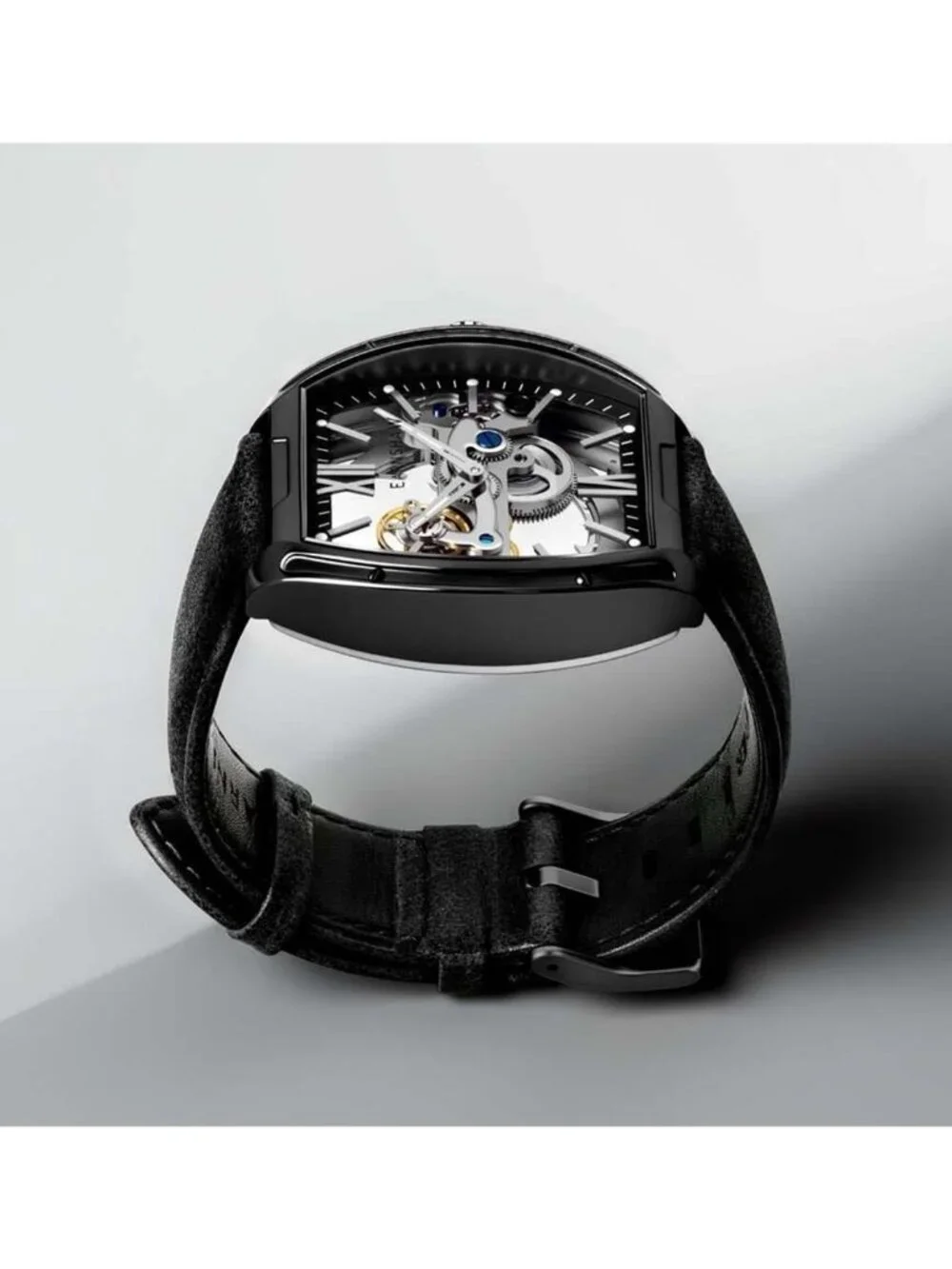NWT Thomas Earnshaw Knightsbridge Black Dial Men's Watch